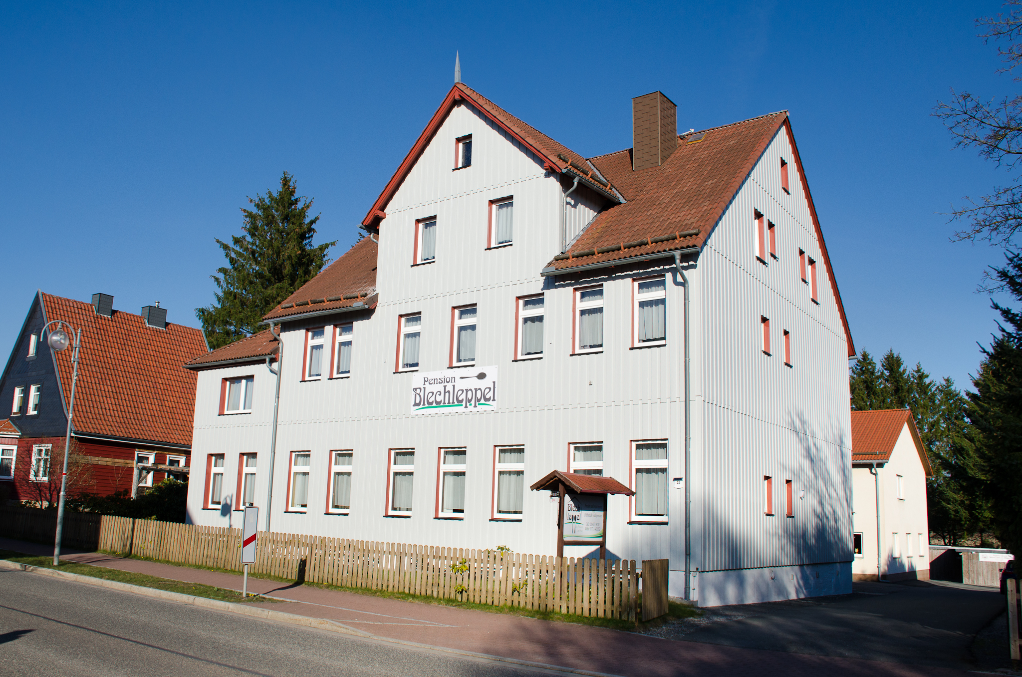 Pension Blechleppel Hausansicht