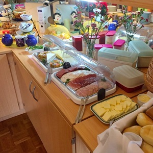 Frühstück Buffet Pension Blechleppel